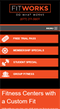 Mobile Screenshot of fitworks.com